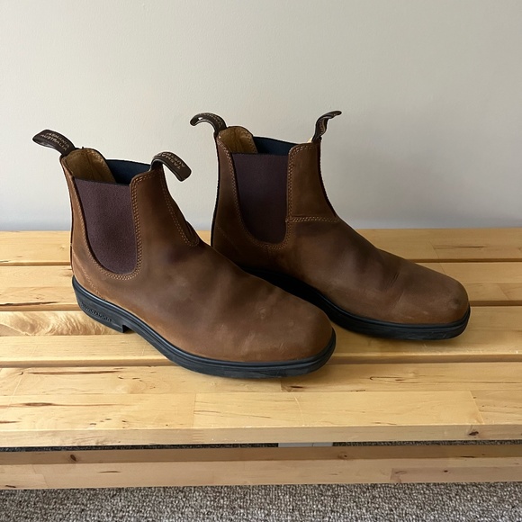 Blundstone Chelsea-Stiefel Unisex - Crazy Horse Leder Braun